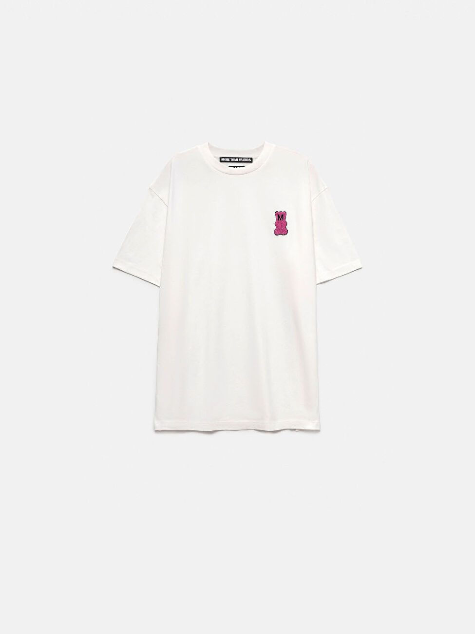 MoreThanFriends 103 Ayıcık Nakışlı Oversize T-Shirt