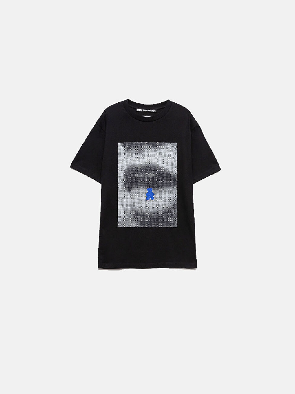 MoreThanFriends 107 Ayıcıklı İllüzyon Baskılı T-Shirt