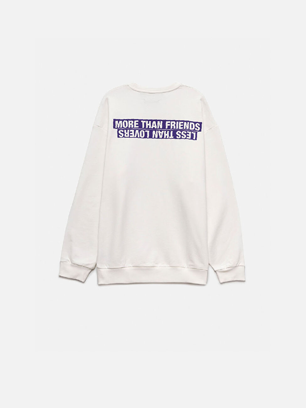 MoreThanFriends 109 More Than Friends Baskılı Sweatshirt