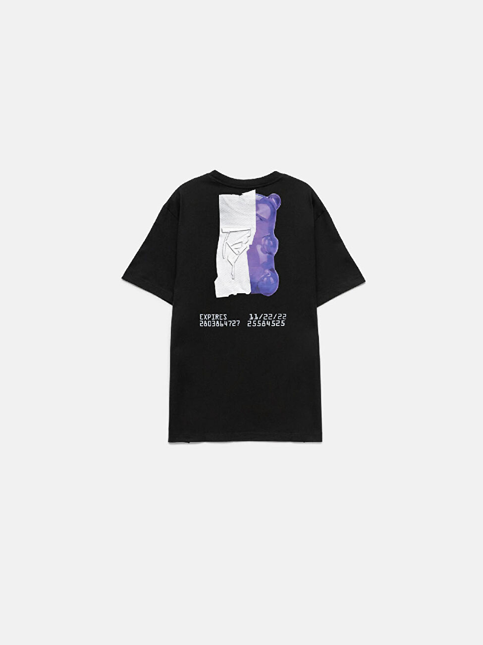 MoreThanFriends 113 Ayıcık Baskılı Troklu Oversize T-Shirt
