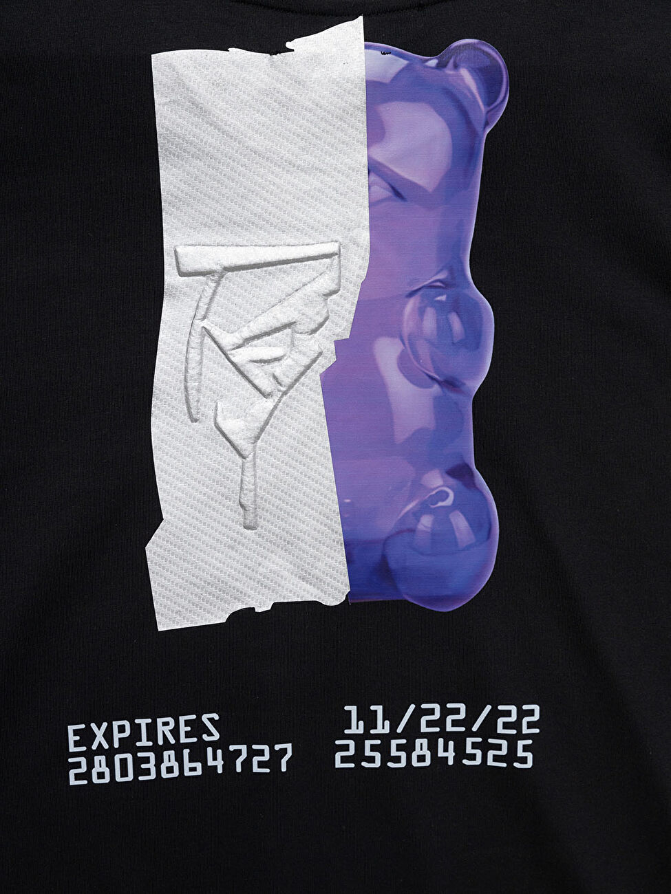 MoreThanFriends 113 Ayıcık Baskılı Troklu Oversize T-Shirt