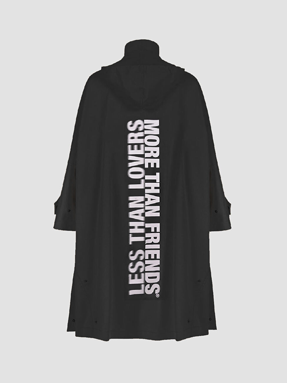 MoreThanFriends 116 Baskılı Oversize Trençkot