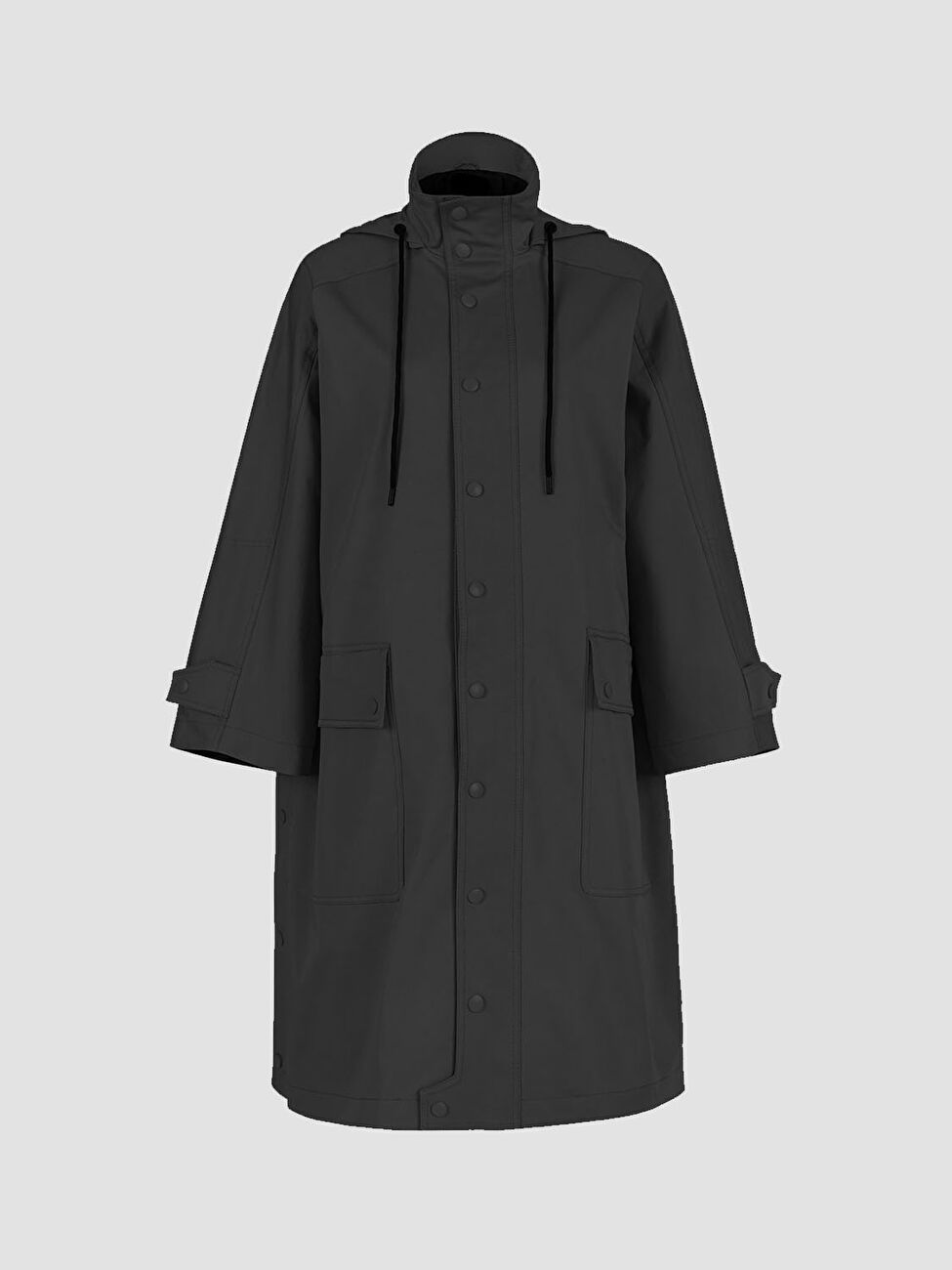 MoreThanFriends 116 Baskılı Oversize Trençkot