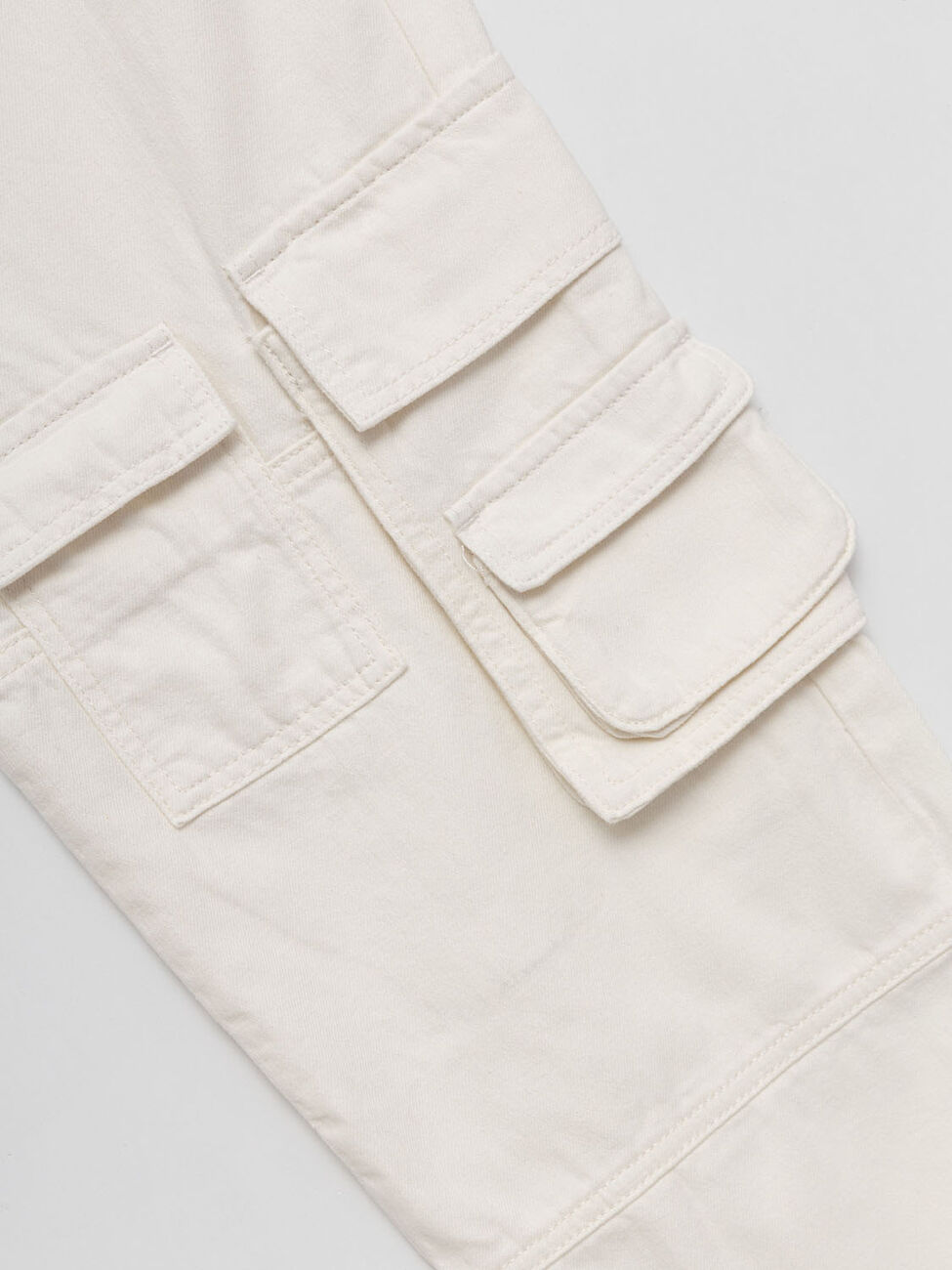 MoreThanFriends 128 Yüksek Bel Kargo Jean