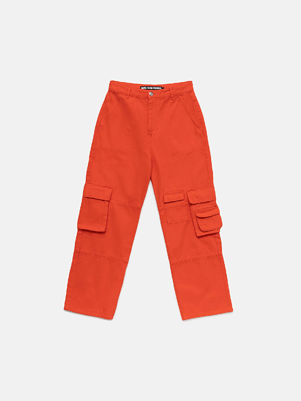 MoreThanFriends 128 Yüksek Bel Kargo Jean