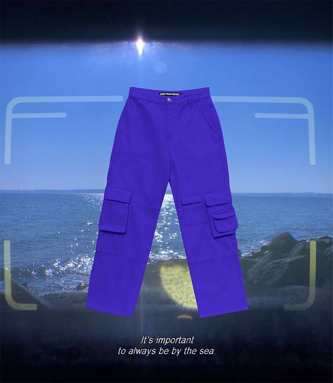 MoreThanFriends 128 Yüksek Bel Kargo Jean