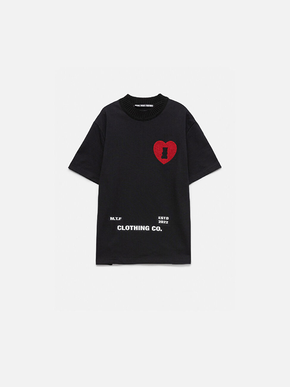 MoreThanFriends 135 Kalpli Ayıcık Nakışlı Oversize T-Shirt