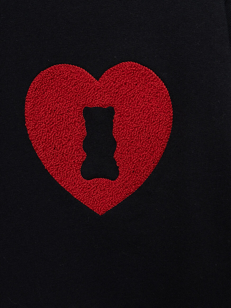 MoreThanFriends 135 Kalpli Ayıcık Nakışlı Oversize T-Shirt