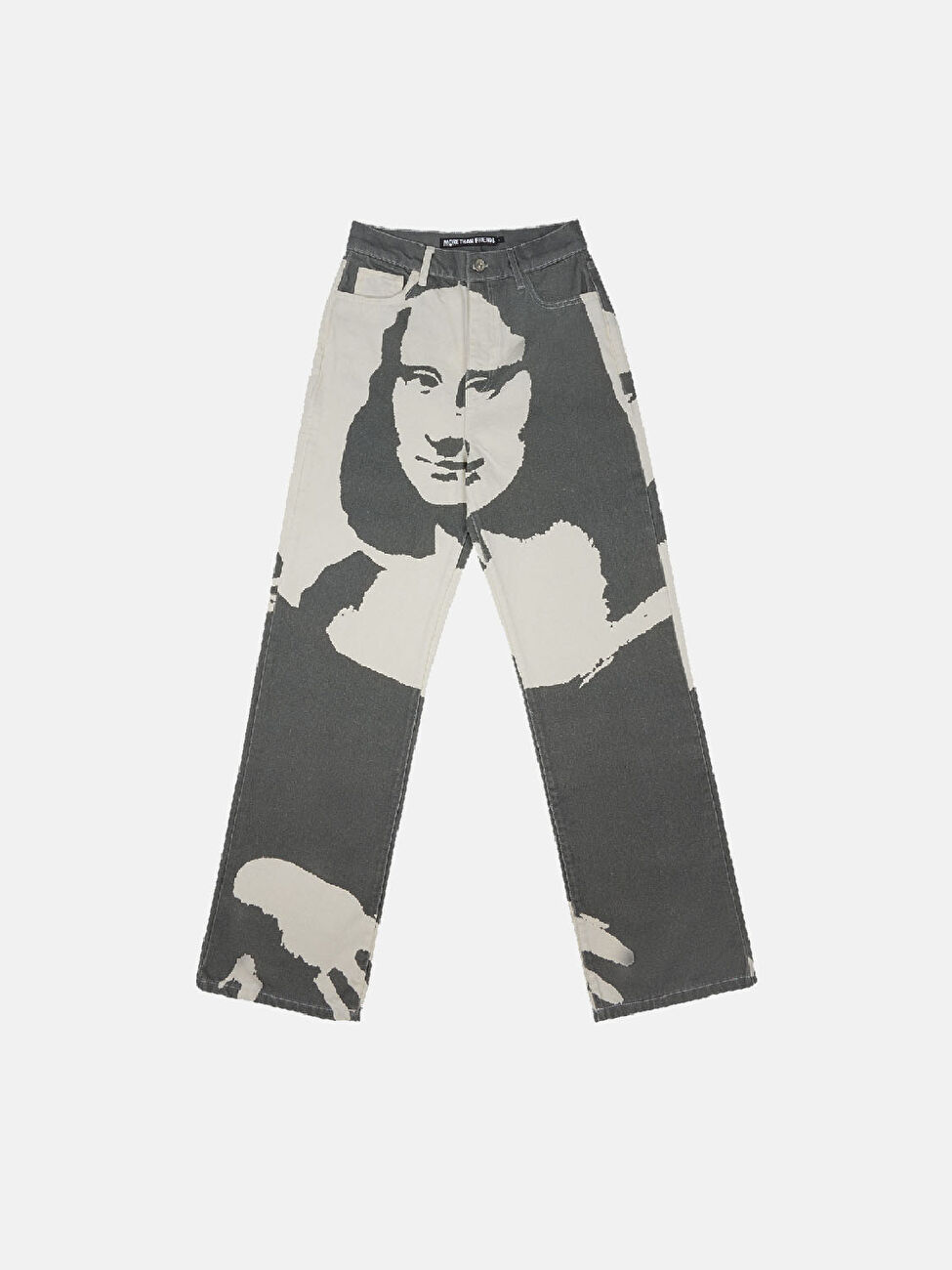 MoreThanFriends 138 Mona Lisa Monogram Jean
