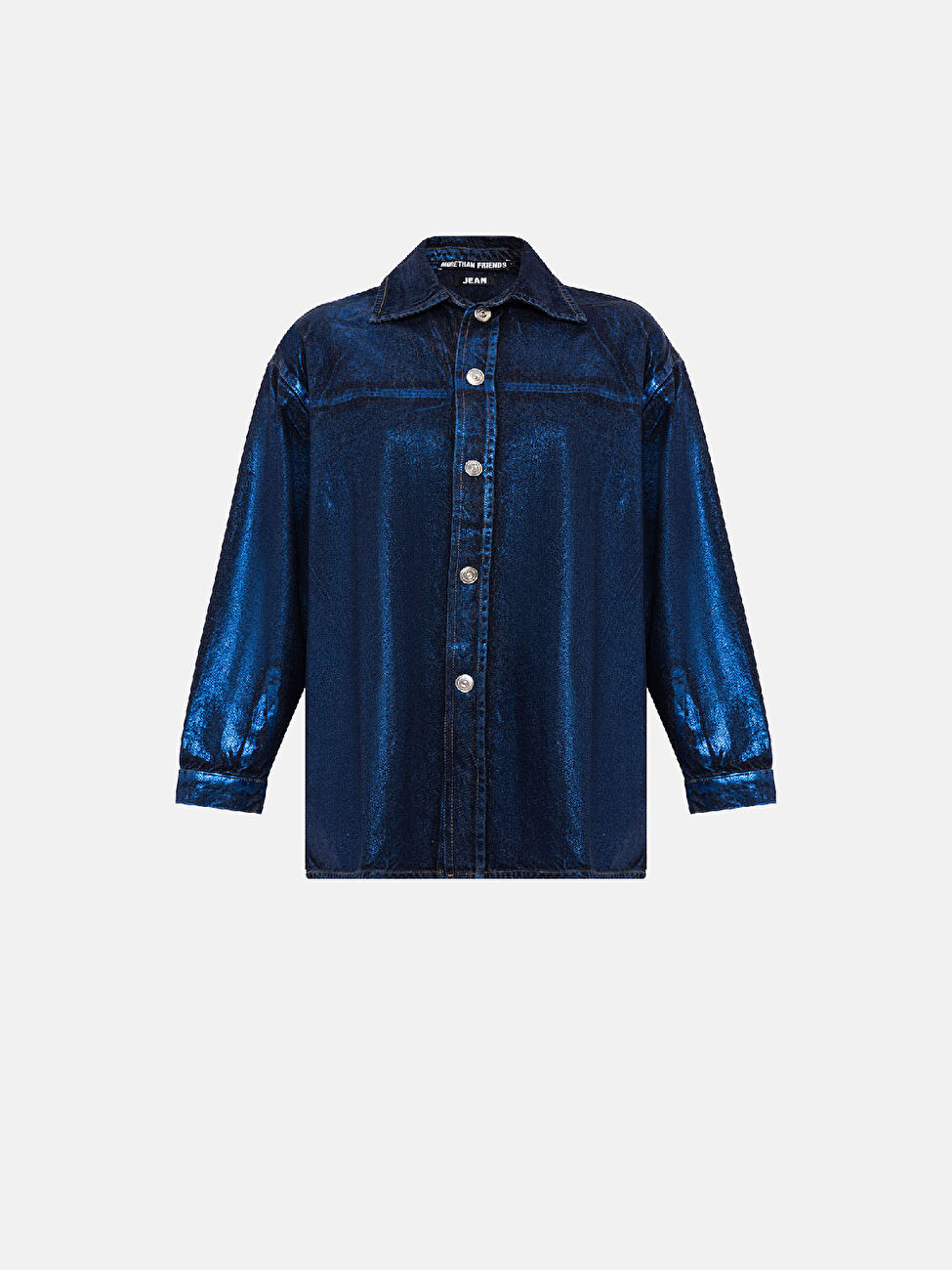 MoreThanFriends 149 Metalik Denim Ceket