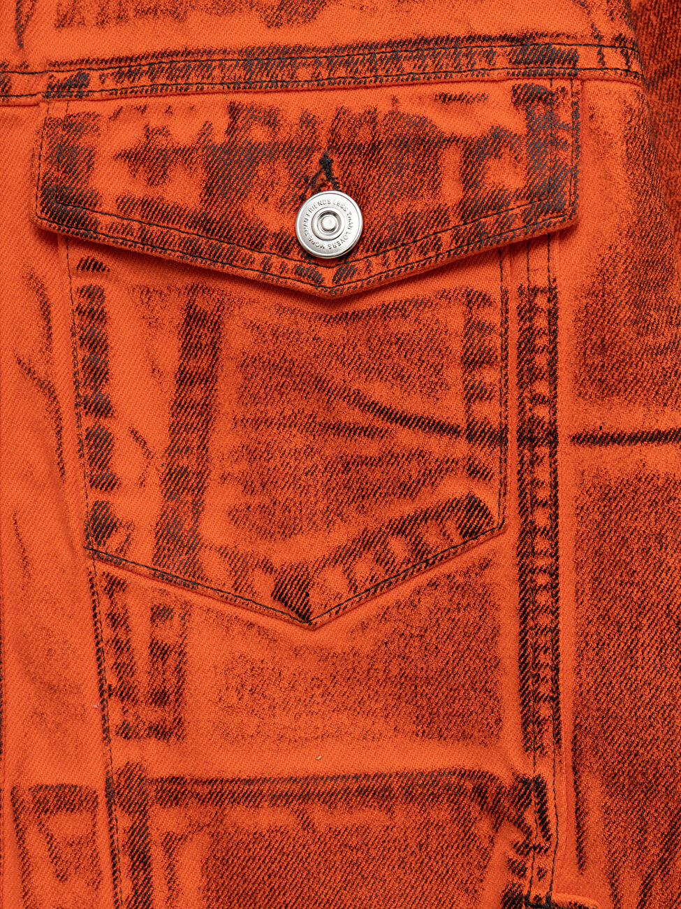MoreThanFriends 151 Kontrast Boya Detaylı Denim Ceket